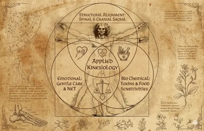 Image of medieval manuscript of Applied Kinesiology
